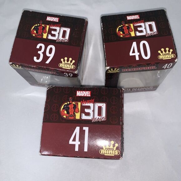 Funko Minis - Deadpool (set of 3) collectibles mini figures,action figure toy - Picture 3 of 8